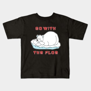 Go With The Floe Kids T-Shirt